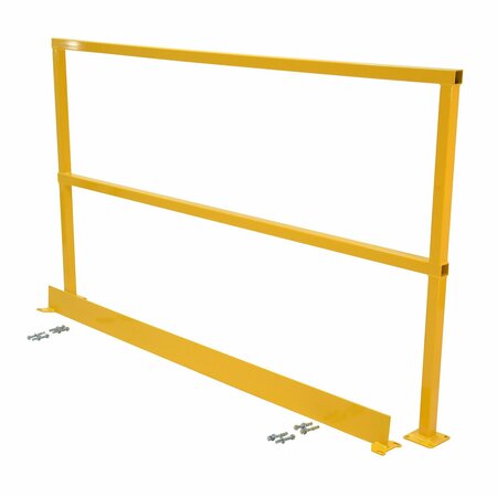 Vestil Safety Handrail-Hardware, Toeboard, 72" SQ-72-TB-HWR